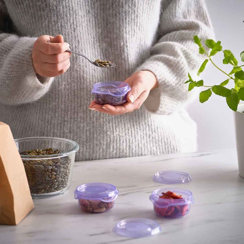 ست 3 عددی ظروف نگهدارنده غذا ایکیا مدل 50597101-IKEA PRUTA